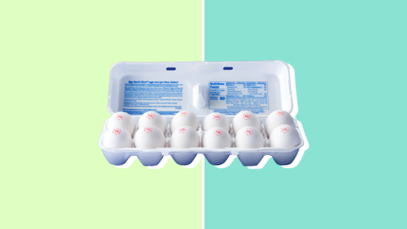 Carton of Eggland's Best eggs