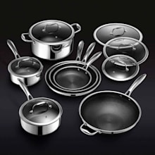 Product image of 13-Piece HexClad Hybrid Cookware Set With Lids