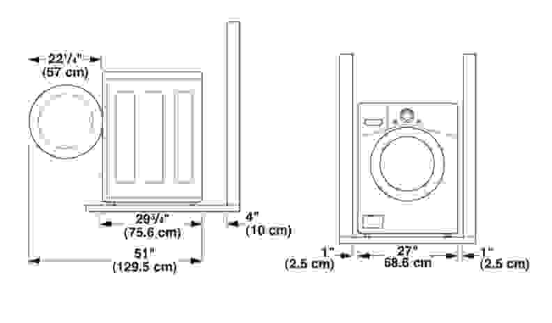 Washing machine clearance instructions